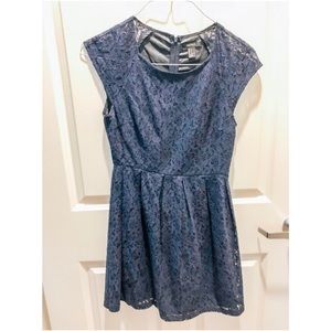 Navy Lace Dress